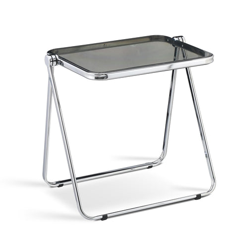 TAO ONE Acrylic Folding Table TV Tray Small Side Table - Tawny