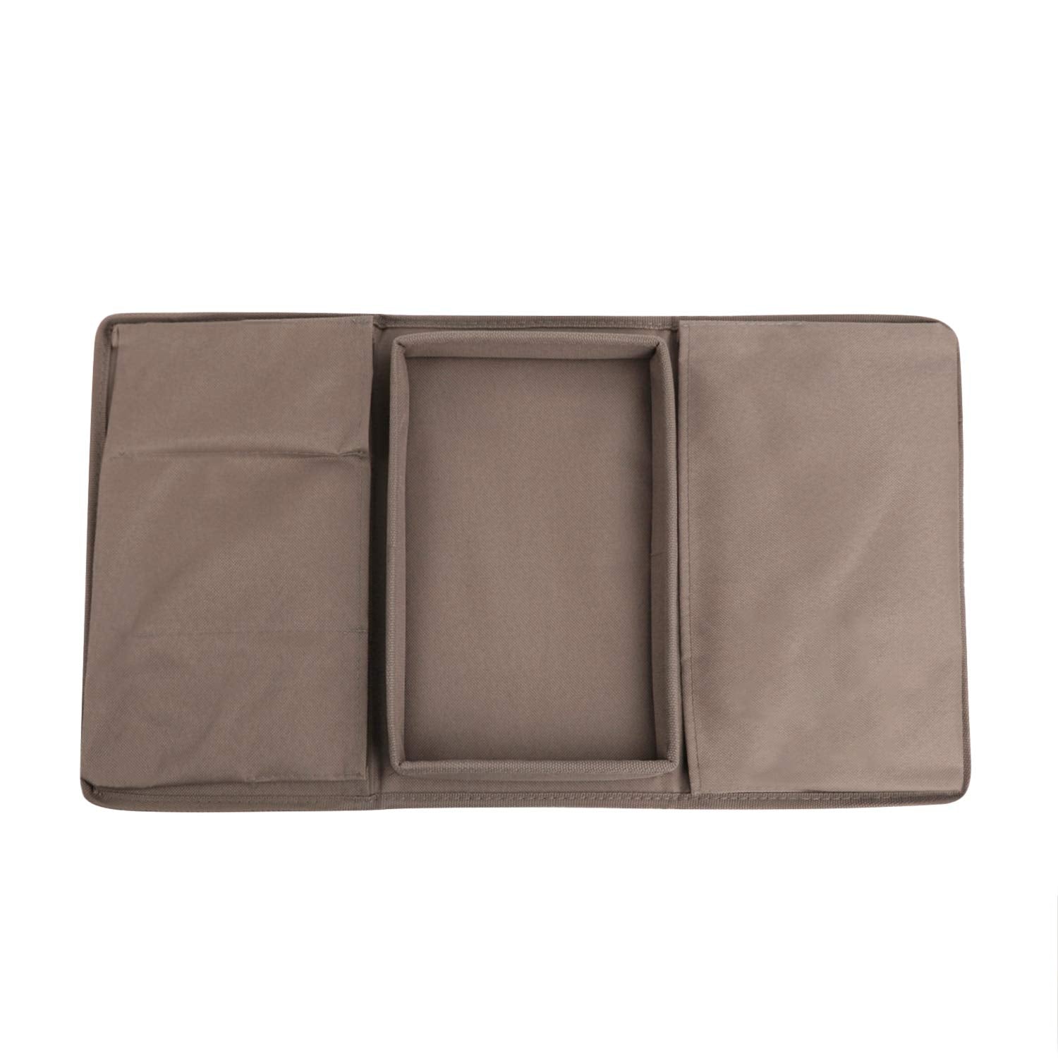 Faxianther Sofa Armchair Organiser Couch Arm Rests Storage Bag Tidy Table Bedside Chair Caddy with Snacks Tea Cup Holder Tray Magazine Books Remote