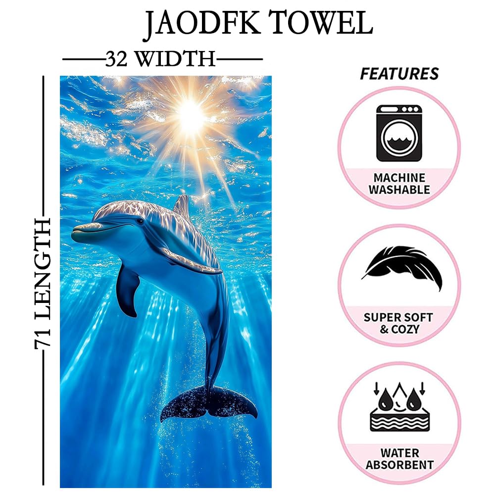 JAODFK 2 Pcs Microfibre Beach Towel 71"X32" Quick Dry Blue Lightweight Sand Free Extra Large Thin Towels Travel Essentials For Adults Womens Swim