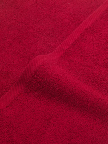 Top Towel - Plus - Bath Towels - 4 Face Towels or Bidet - 30 x 50 cm - 100% Cotton - Garnet