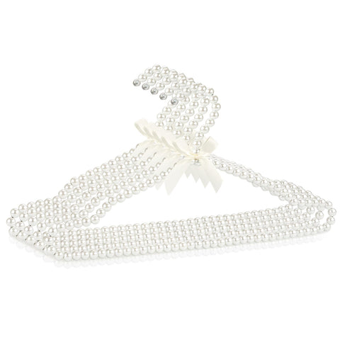 Adorila Pearl Hangers 40cm for Wedding Dress Bridal Gown, 5-Pack
