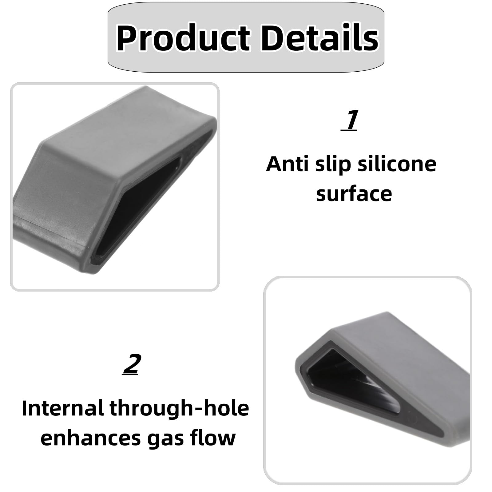 SHUNGXINYI 4 PCS Laptop Riser Feet Universal Computer Keyboard Stand