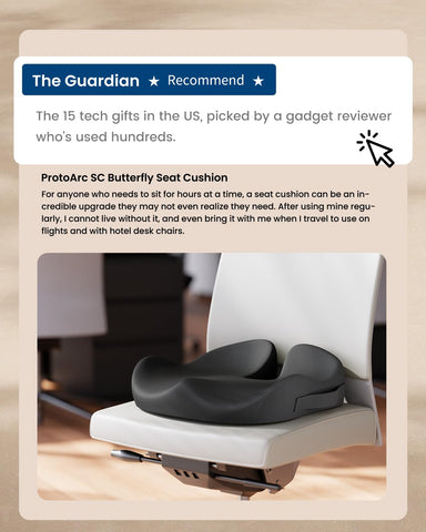 ProtoArc Ergonomic Coccyx Seat Cushion for Office Desk Chair