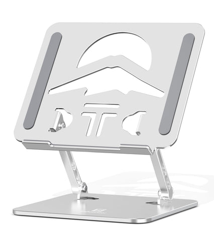 Tobeoneer Aluminum Adjustable Laptop Stand for Desk,Foldable, 10-16"