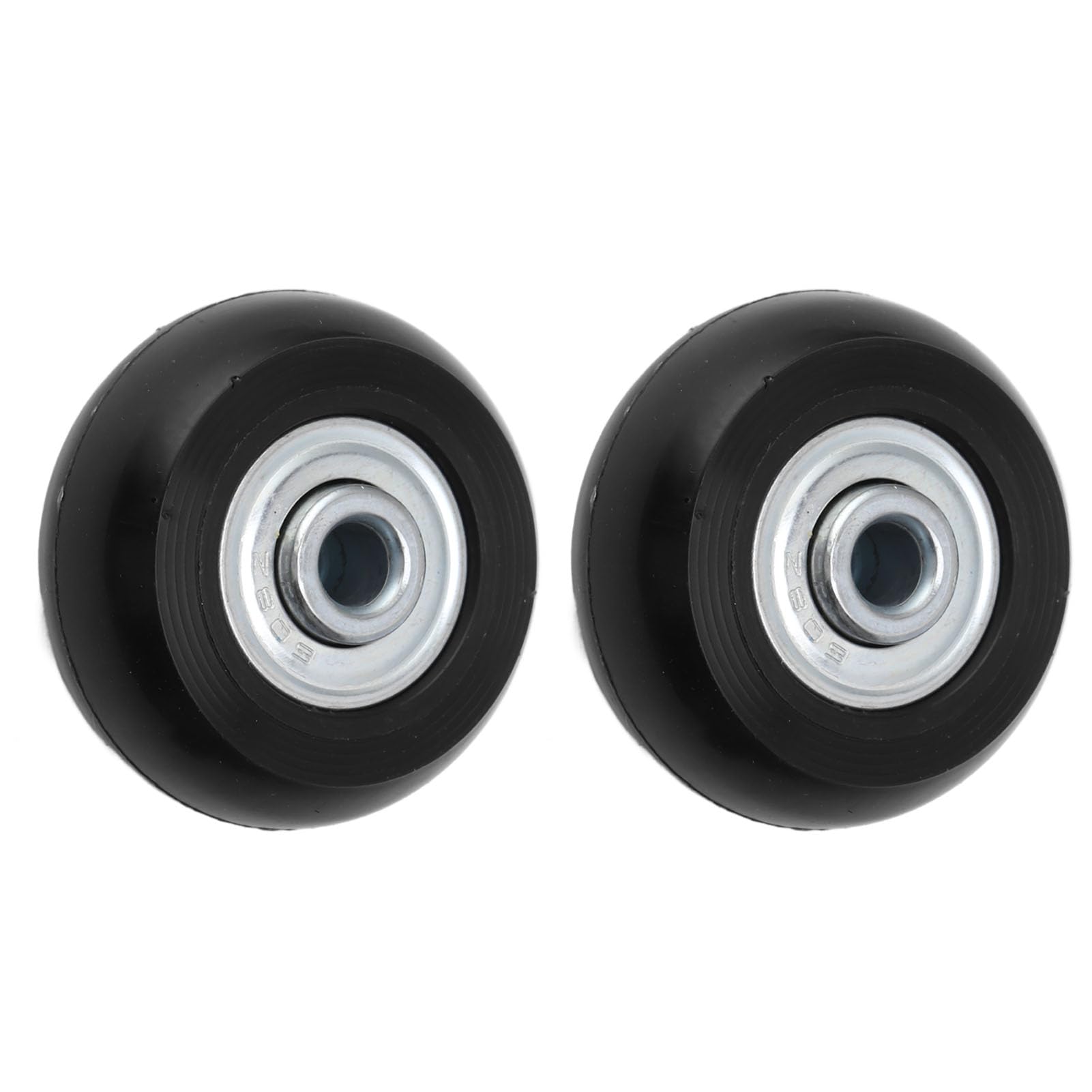 2PCS 50mm Replacement Suitcase Caster Wheels - Rubber Caster with Bearings, Luggage Wheels Rep Kit for Trolley Cases, Easy Installation for Rolling