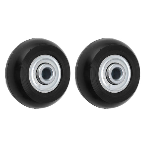2PCS 50mm Replacement Suitcase Caster Wheels - Rubber Caster with Bearings, Luggage Wheels Rep Kit for Trolley Cases, Easy Installation for Rolling