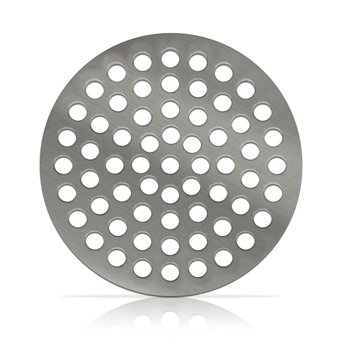 Simply Hardware® Round/Circular Drain Guard/Swirl Cover - 4 Inch up to 9 Inch Stainless Steel - Keep Drains Clear from Leaves & Debris - 4 Inch