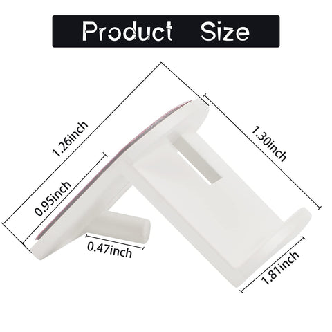 10 Pack Adhesive Hat Holder Cap Hook for Wall Mount No Drilling Hat Rack