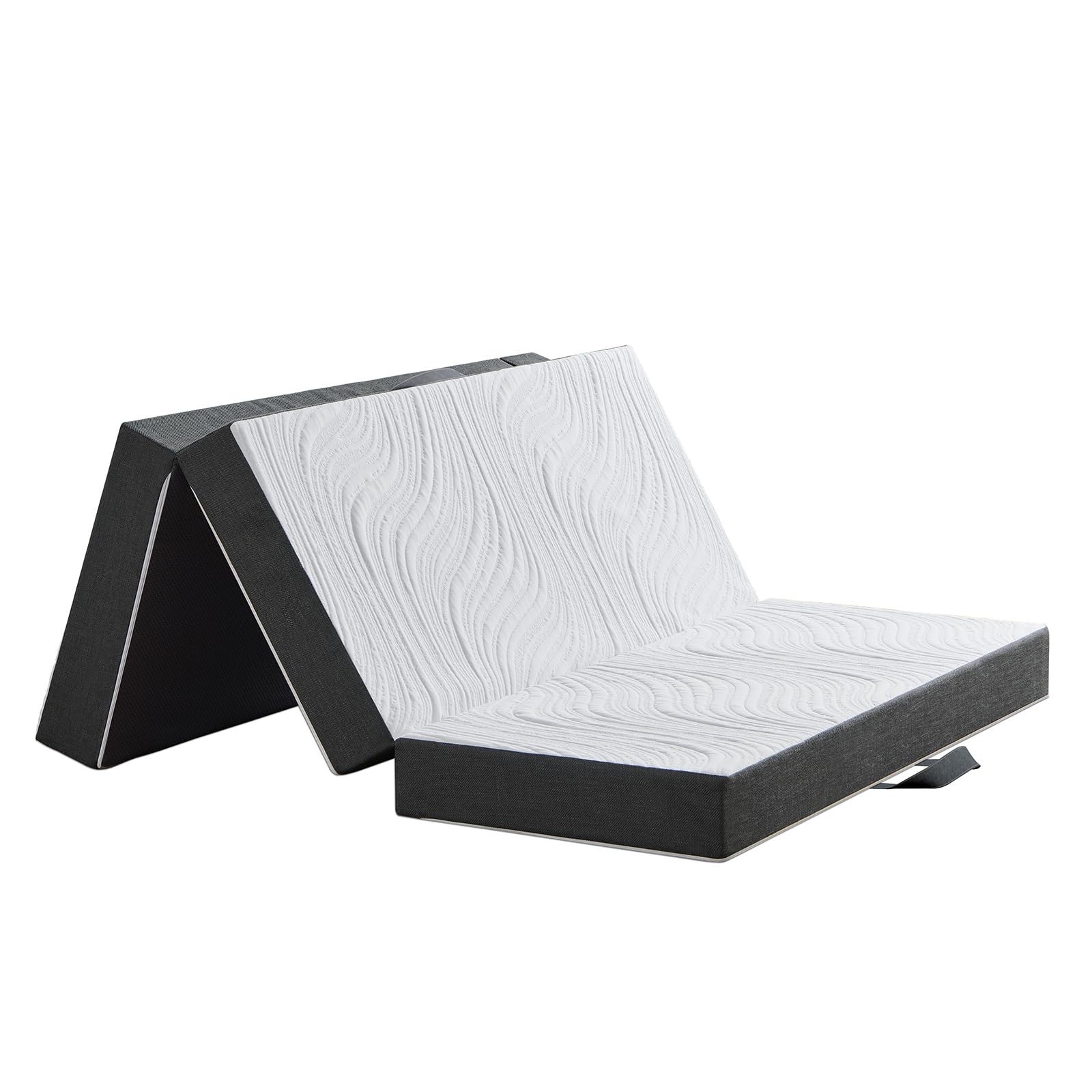 Twirest Folding Mattress,Single Foldable Memory Foam Mattress,90x190x15cm