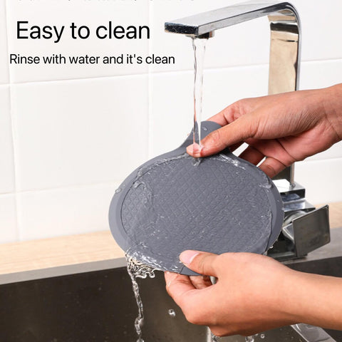3 Pack Silicone Bathtub Stopper, 6" Diameter Universal sink plug, Kitchen sink drain plug, Washbasin Drain Stopper