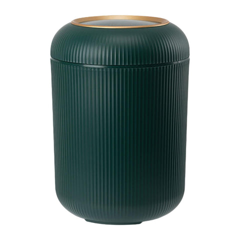 LOVIVER Waste Bin Wastebasket Dustbin Versatile Waste Paper Bucket Desktop Trash Can for Countertop Dresser Coffee Table Living Room, green