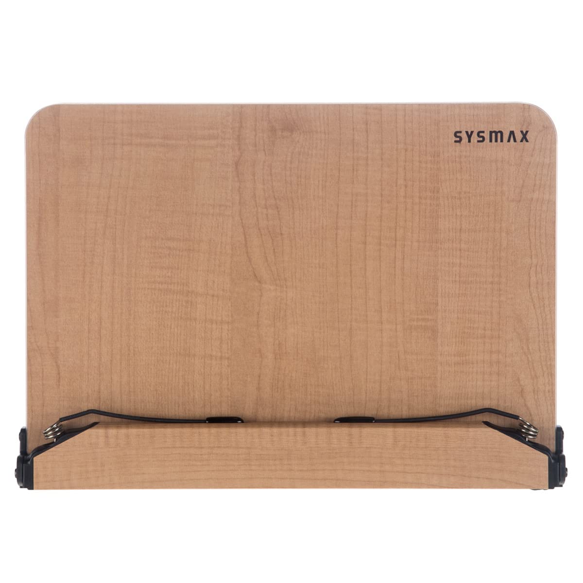 Sysmax Natural Wood Book Stand Reading Stands Laptop Holder Angle Adjustable (Large)