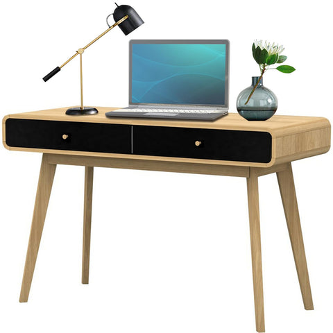 DHP Furniture Cassie Desk, Black, 50x120x79cm (DxWxH)