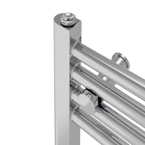 NRG Chrome Heated Towel Rail Straight Designer Radiator, 1600×600mm