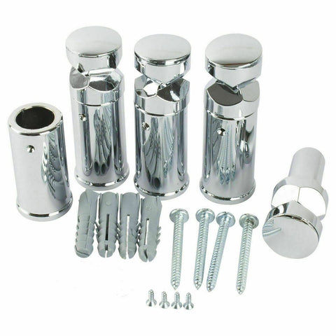 Companyblue Brackets for Heated Towel Rail Radiators curved or flat universal