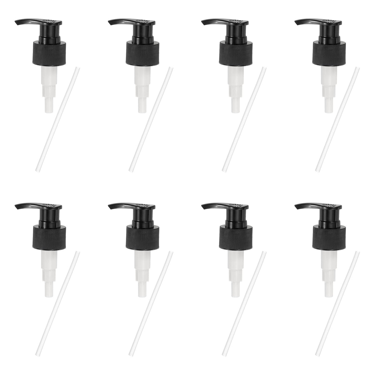 sourcing map 8 Pcs Soap Dispenser Pump Heads Soap Dispensers Top Pumps Replacement Switch Pumphead for Standard 28/410 Neck Size Lotion Shampoo