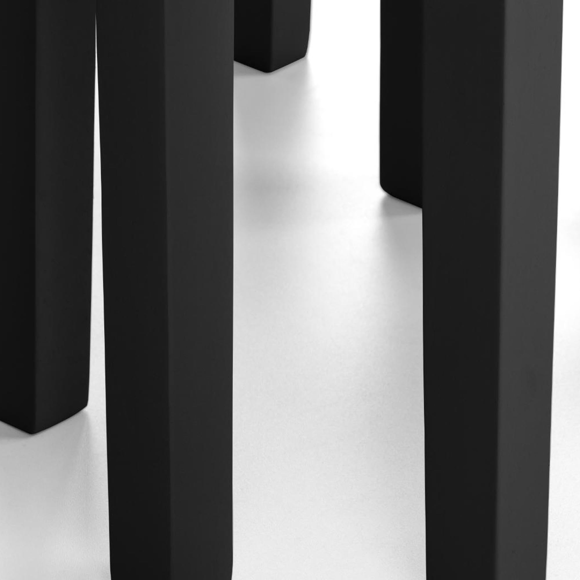 Julian Bowen Cleo Nest of Tables, Set of 3, Black & Oak - H46 x W48 x D33cm