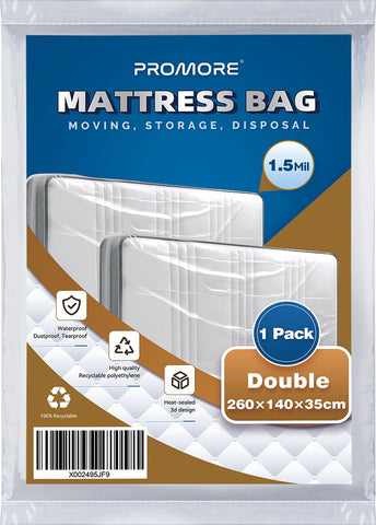 Double Mattress Cover for Moving Mattress Bags for Storage Transport