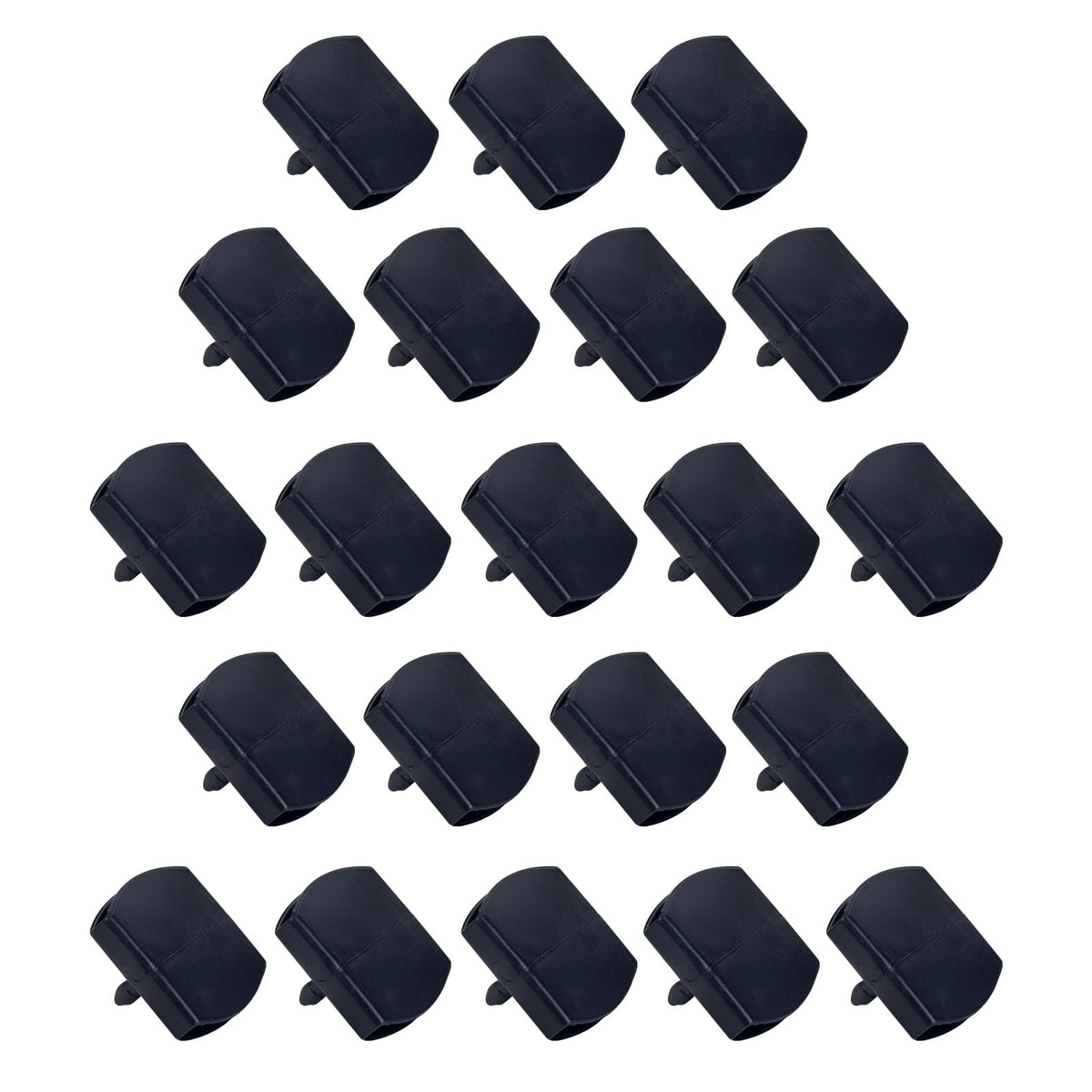 Sewokon 21 Pcs Bed Slat Centre Caps Holders, Plastic Slat Holders, Lattenrost Kappen, Replacement Kits Bundles (55mm x 9mm Inside)
