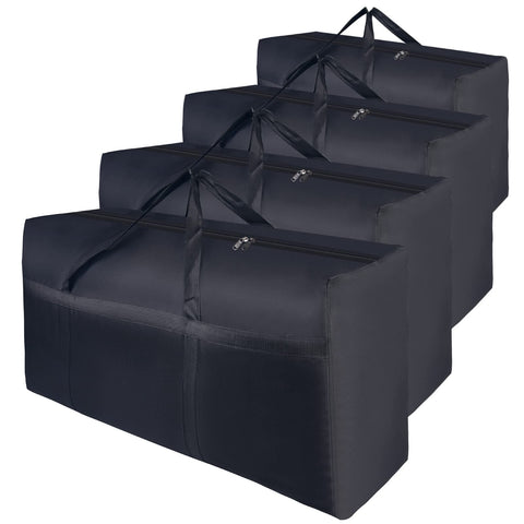 WAORZMK 100L Extra Large Moving Bags Heavy Duty Clothes Storage Bags 4 Pack