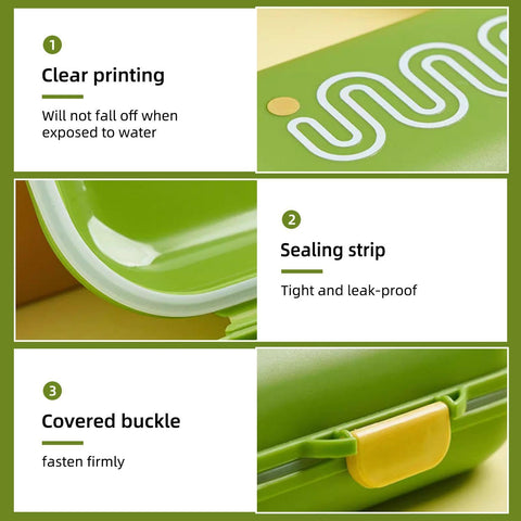 EOWVISN 3 Piece Soap Dish, Portable Soap Dish, Drain Soap Dish, Waterproof Soap Dish, Suitable For Travel, Camping, Gym, Bathroom, Etc.