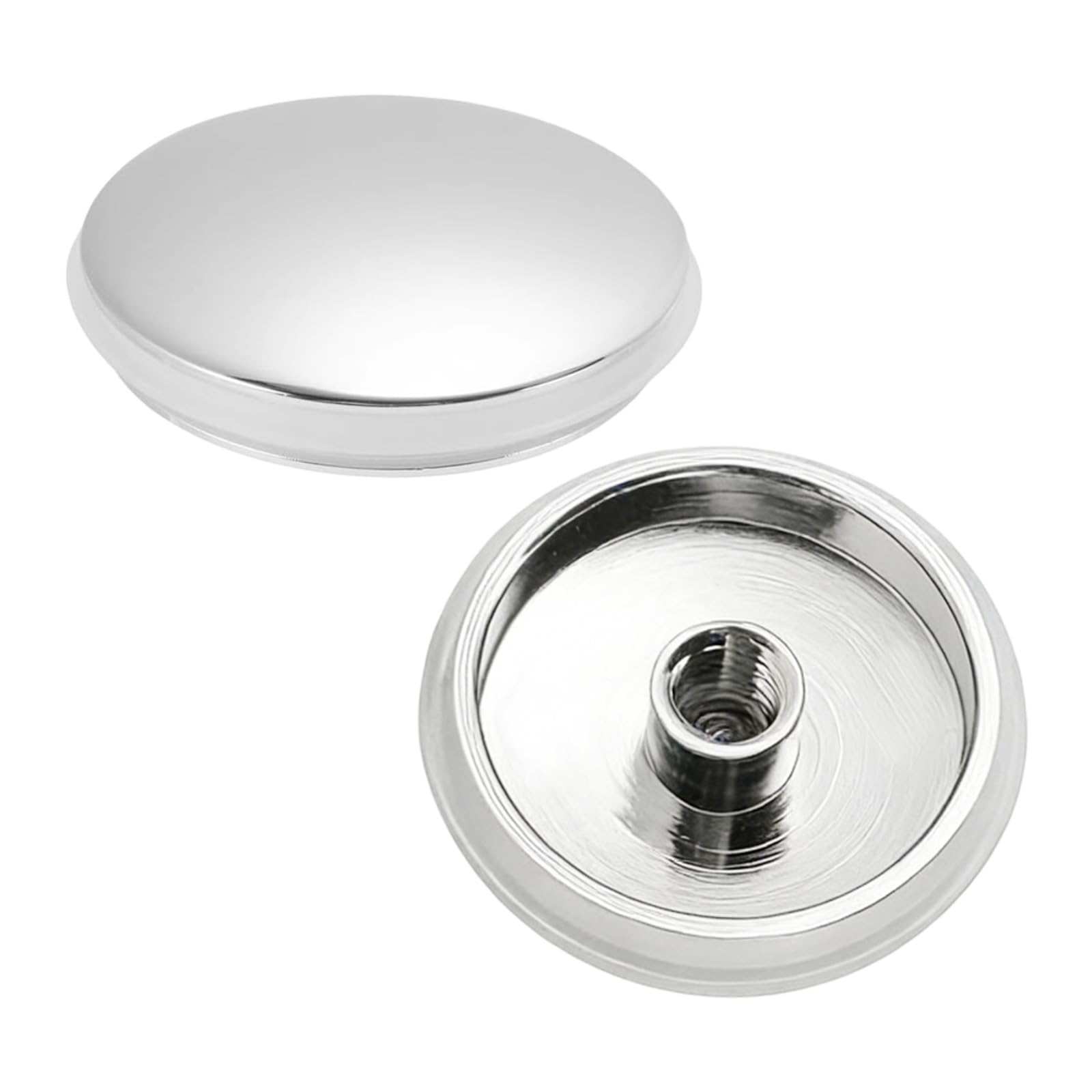 36mm 2-Pack Sink Push Button Drain Stopper, Click Clack Pop Up Waste Cover Plug Replacement for Kitchen, Bathroom & Vanity Basins
