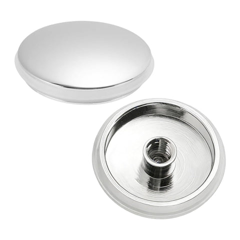 36mm 2-Pack Sink Push Button Drain Stopper, Click Clack Pop Up Waste Cover Plug Replacement for Kitchen, Bathroom & Vanity Basins