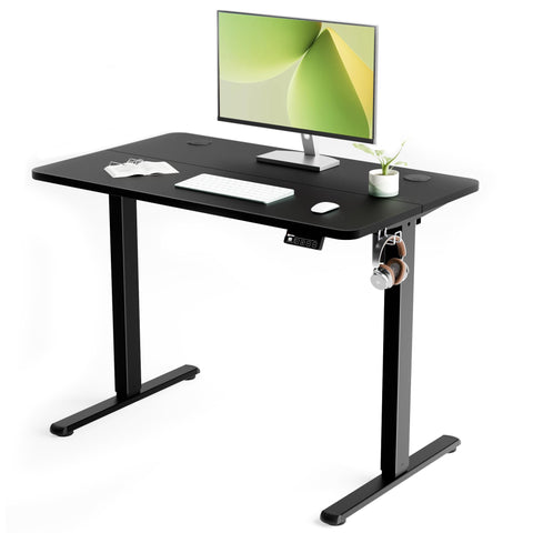 ERGOMAKER Electric Standing Des 100x60cmk, 2 Memory Presets, Black
