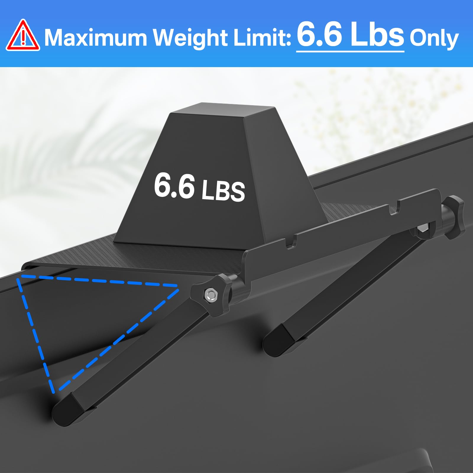 Dinghosen 13-Inch Wide Platform TV Top Shelf - Adjustable Cable Box Shelf for Cable Box, Streaming Devices
