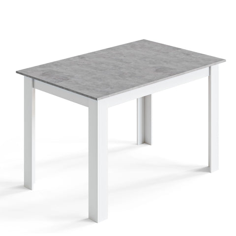 Mondeer Dining Table, Kitchen Table for 4 People, 120W x 80D x 75H cm