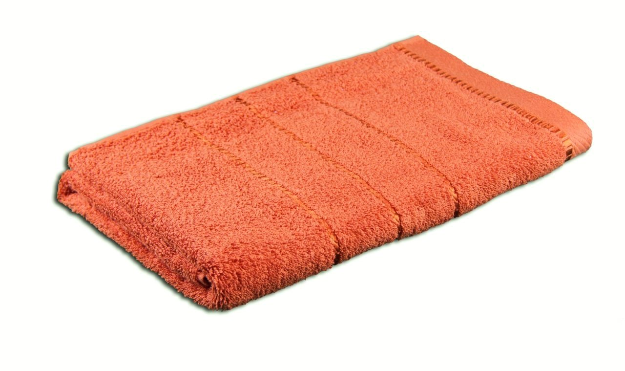 Gözze - Bath Towel, Berlin, 100% Cotton, 70 x 140 cm - Orange