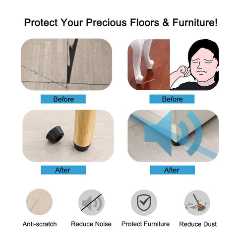 sourcing map 15pcs Rubber Feet Bumpers Furniture Table Amplifier Speaker Cabinet Leg Pads, D20x15xH17mm