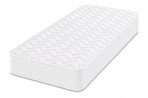 Starlight Beds White Chevron Single Hybrid Mattress