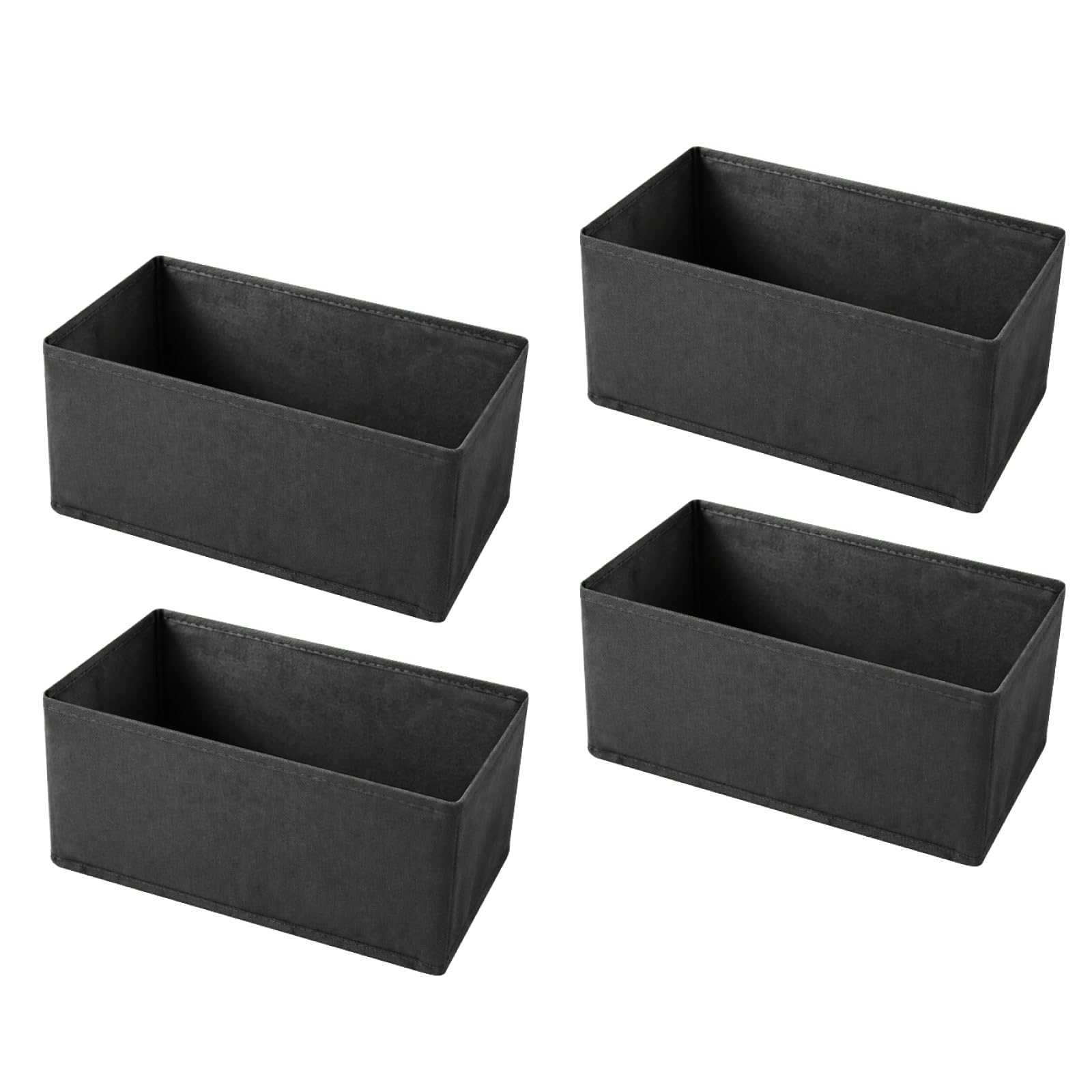 4 Pcs Drawer Organiser Clothes, Drawer Dividers for Clothes, Non-woven Fabric Wardrobe Organiser Boxes