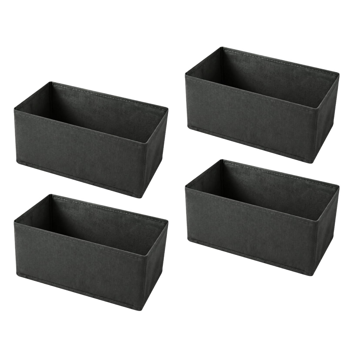 4 Pcs Drawer Organiser Clothes, Drawer Dividers for Clothes, Non-woven Fabric Wardrobe Organiser Boxes