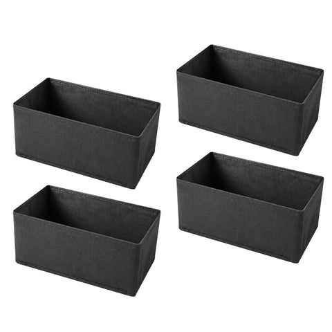 4 Pcs Drawer Organiser Clothes, Drawer Dividers for Clothes, Non-woven Fabric Wardrobe Organiser Boxes