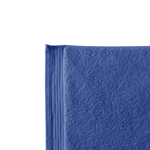 RIZO Top Towel - Set of 1 Shower Towel - Bath Towels - 100% Combed Cotton - 600 g/m2 - Measure 70 x 140 cm - Blue