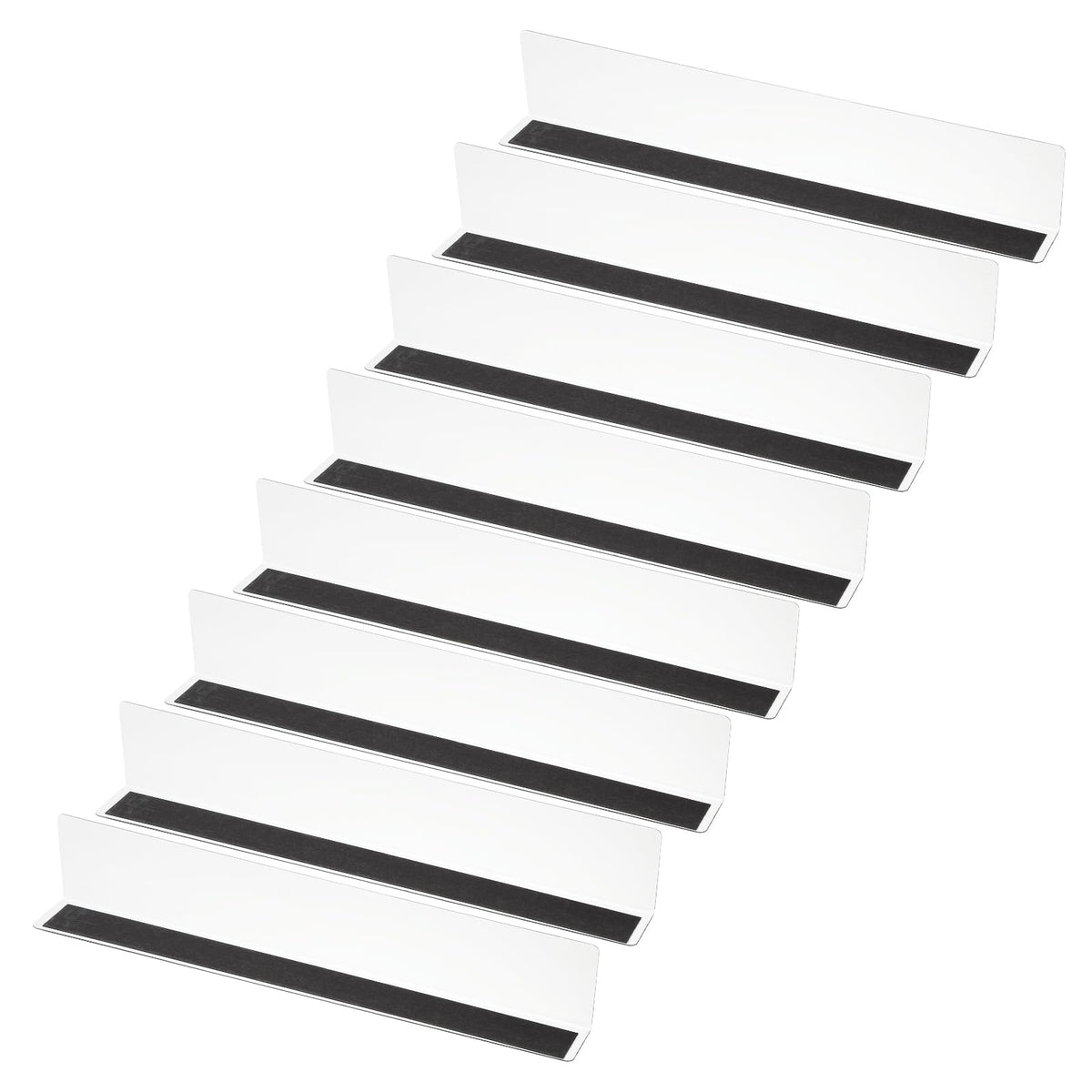 PATIKIL 8 Pack Shelf Dividers for Closet Organization, 13.8x1.6x2.4 Acrylic Magnetic Closets Separator Kitchen Cabinet Shelves Under Bed Blocker for