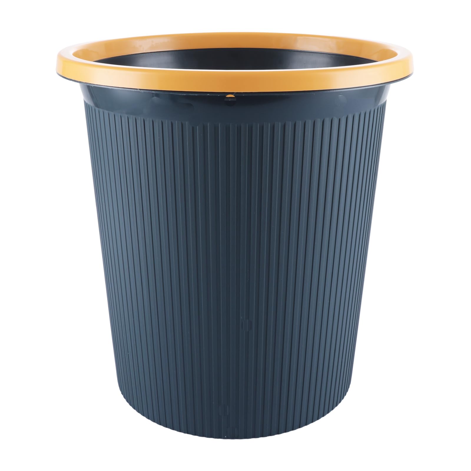 ASelected 16L Plastic Waste Paper Basket, Blue Round Small Trash Can Wastebasket Garbage Paper Bin For Kitchen Home, Bedroom, Bathroom, Cabinet