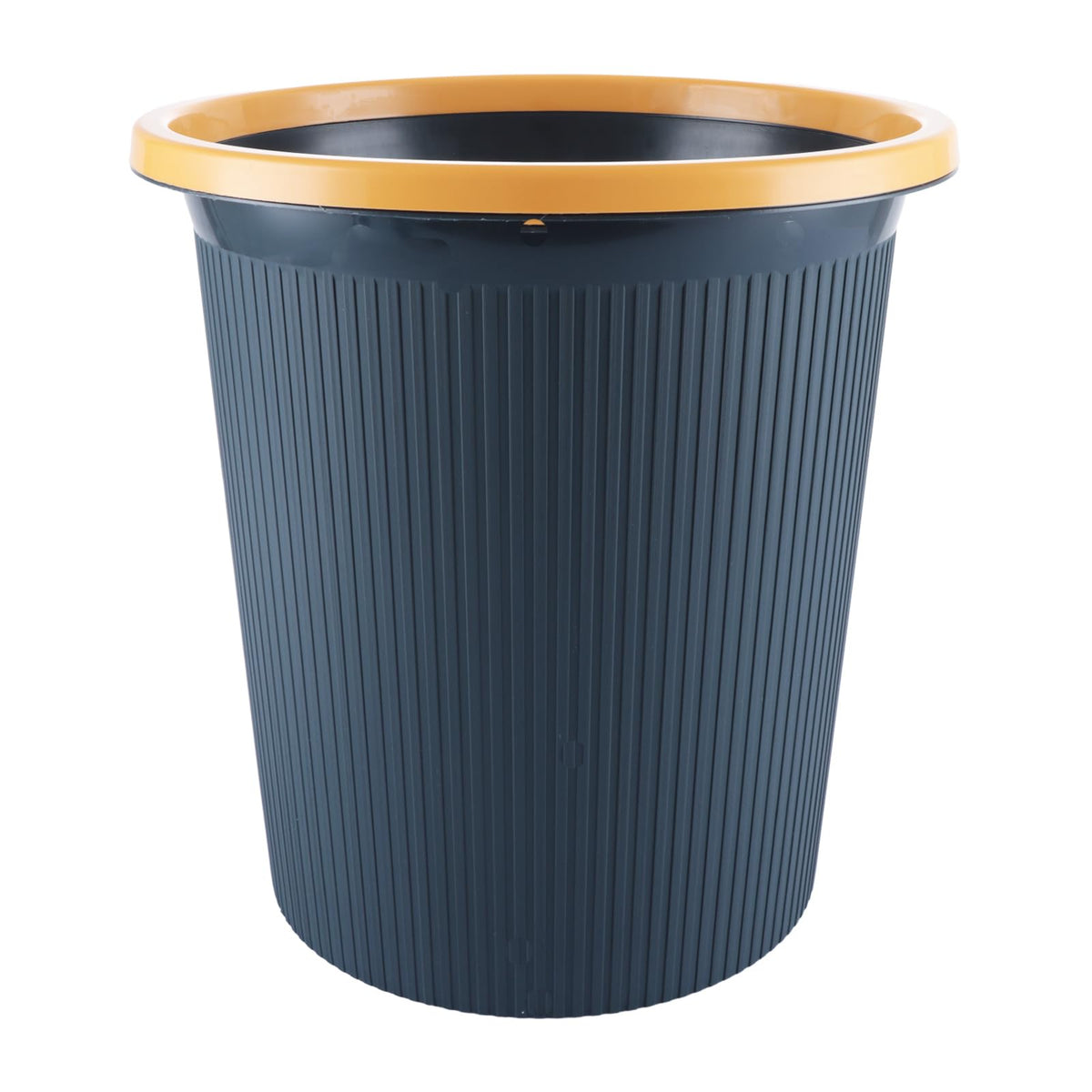 ASelected 16L Plastic Waste Paper Basket, Blue Round Small Trash Can Wastebasket Garbage Paper Bin For Kitchen Home, Bedroom, Bathroom, Cabinet