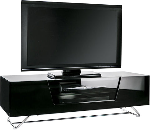 Alphason Chromium 2 1200 TV Cabinet - Black