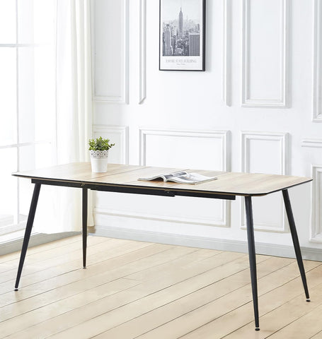 Hallowood Furniture Cullompton Large Extendable Dining Table, 120-180cm Top
