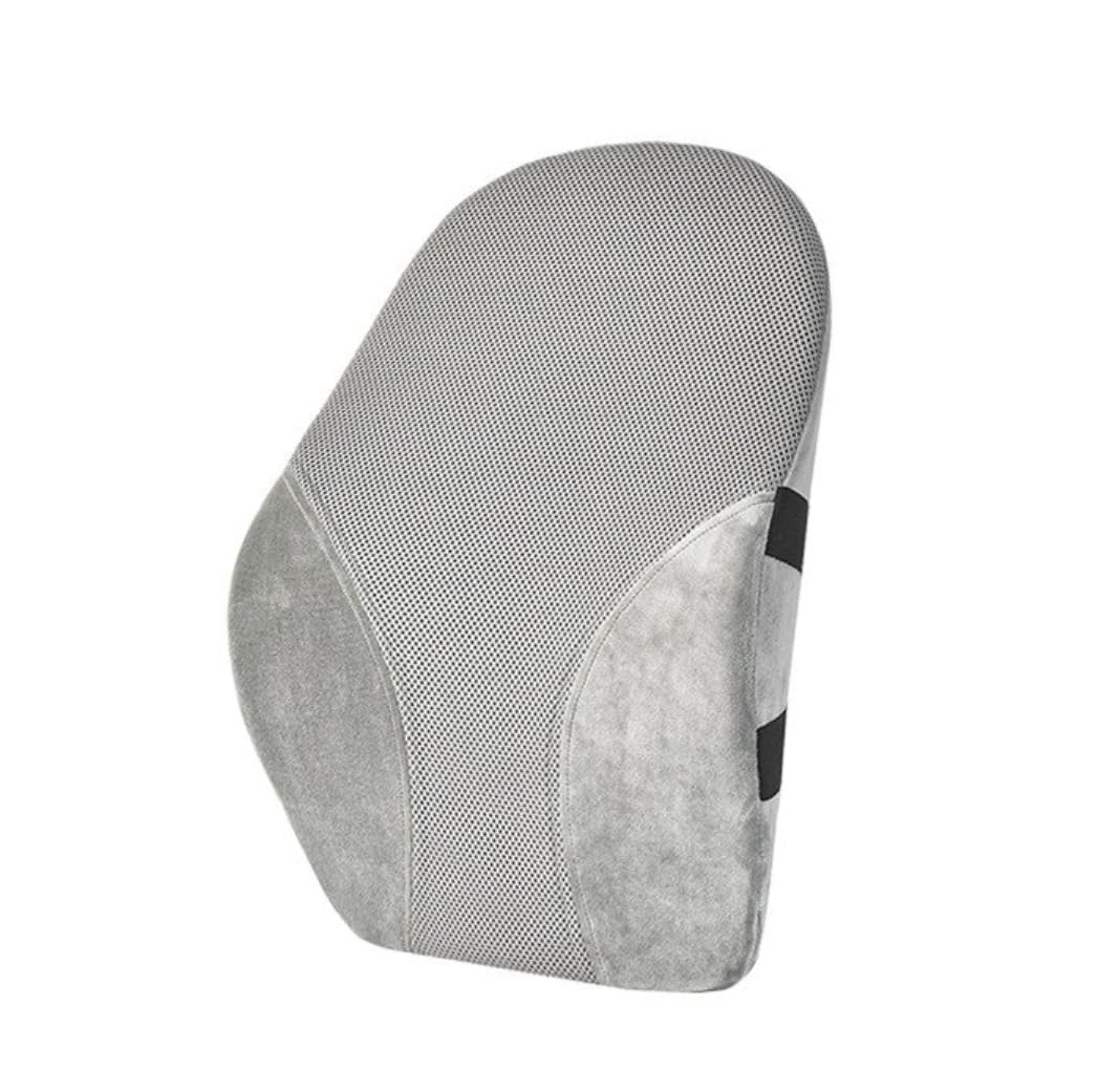 Qollection Lumbar Support Memory Foam Back Pain Back Support Heat Sensitive & Durable Memory Foam Sitting for Office