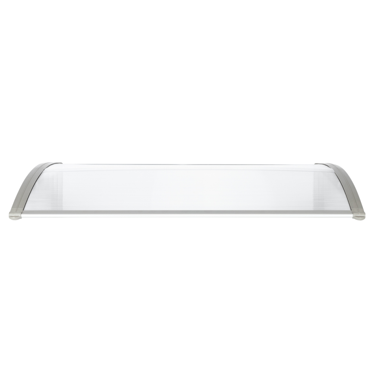 HT-120 x 80 Household Application Door & Window Rain Cover Eaves Canopy White & Gray Bracket