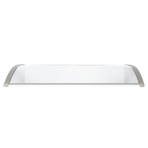 HT-120 x 80 Household Application Door & Window Rain Cover Eaves Canopy White & Gray Bracket