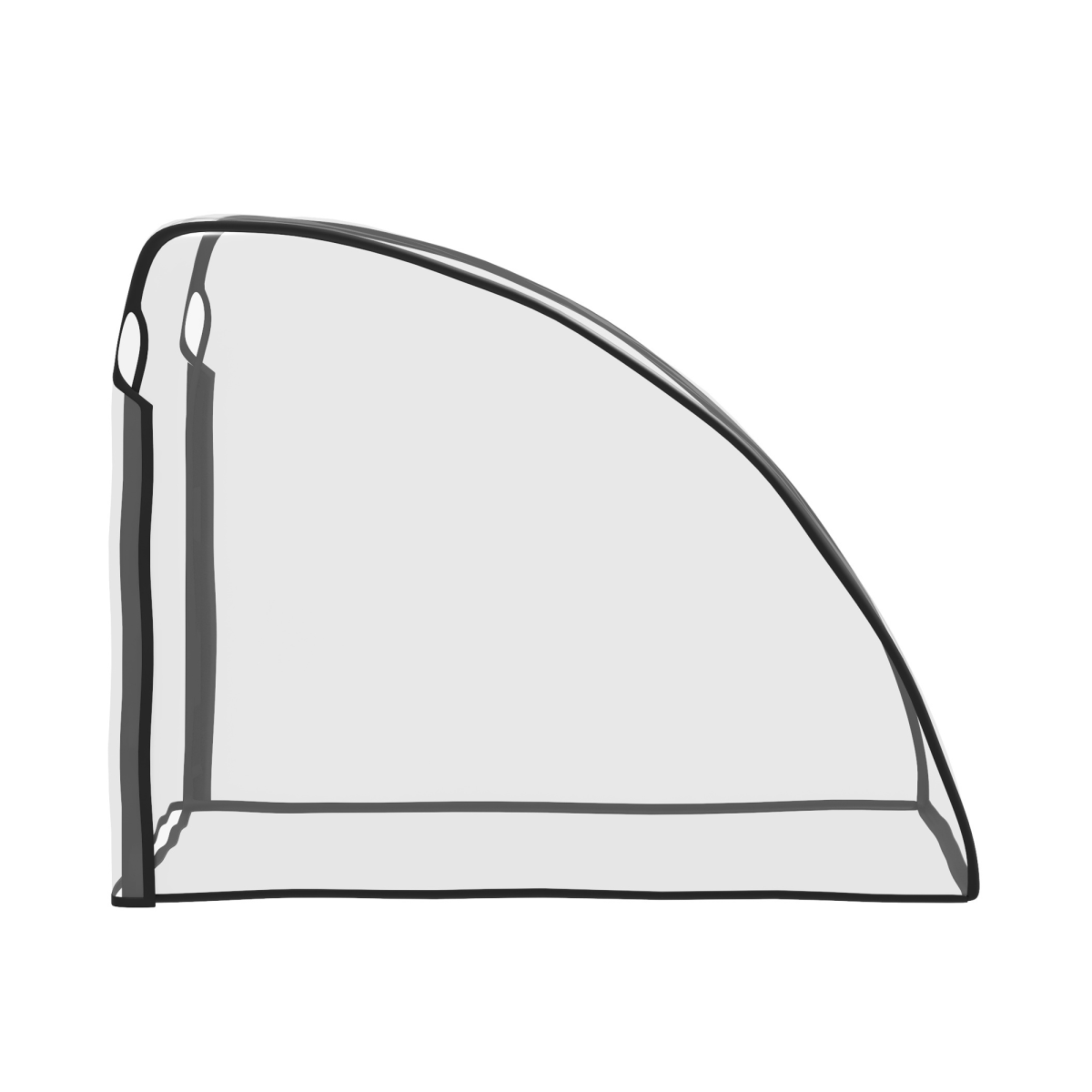 HOMCOM Baby Bike Trailer Cover, Bicycle Trailer Storage Cover Anti Dust Rain