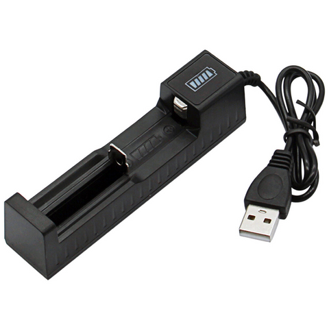 2pcs 3000mAh 18650 Rechargeable Batteries+1x USB Battery Charger Set For Fashlight headlamp