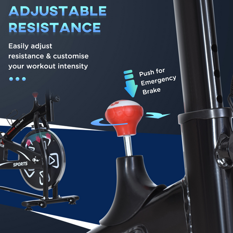 Exercise Training Bike Indoor Cycling Bicycle Trainer LCD Monitor