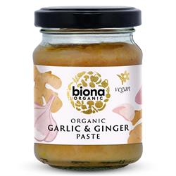 Organic Garlic & Ginger Paste - 130g - Biona