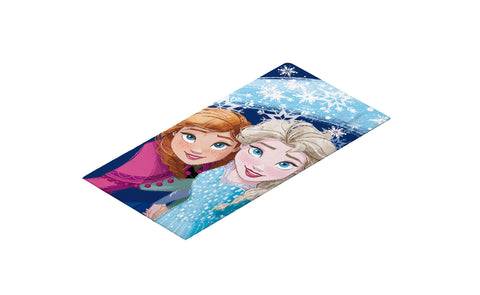 hermet, Disney Frozen Beach Towel, 70 x 140 cm, Beach or Pool Towel, 100% Soft Cotton, Practical and Lightweight